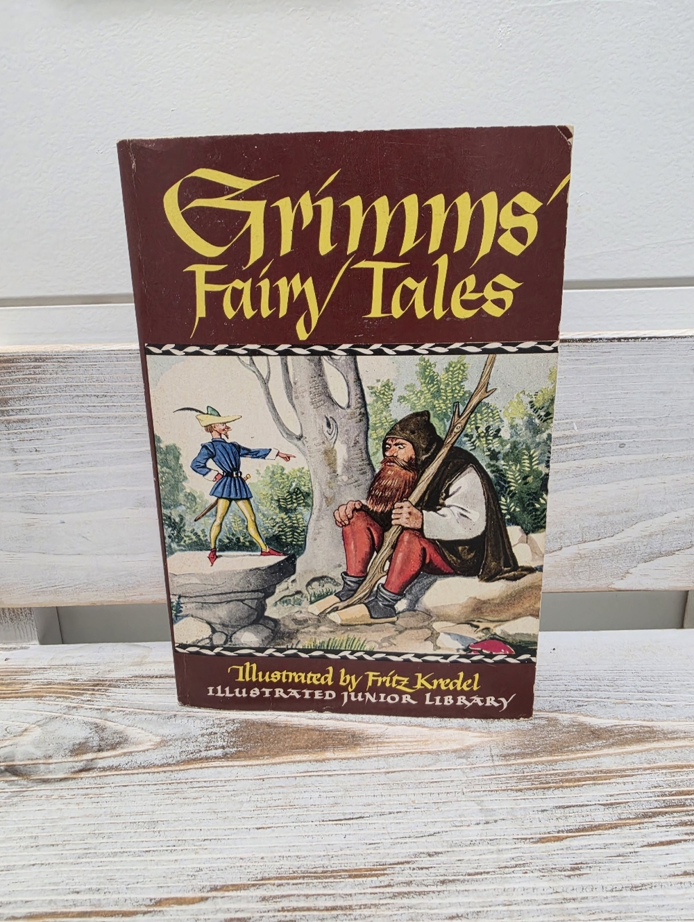 Vintage Grimms Fairytales Book